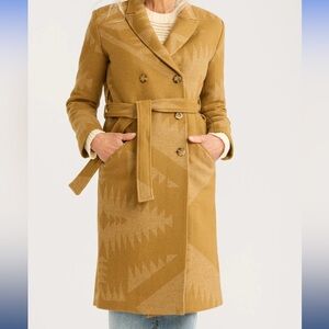 Pendleton Women’s Mirror Lake Wool Trench Coat